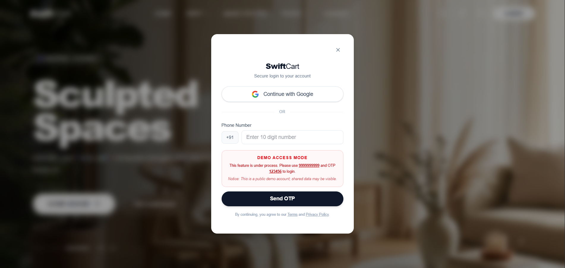 SwiftCart: AI-Powered Full-Stack E-Commerce Platform view 2